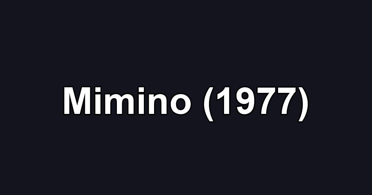 Mimino (1977)