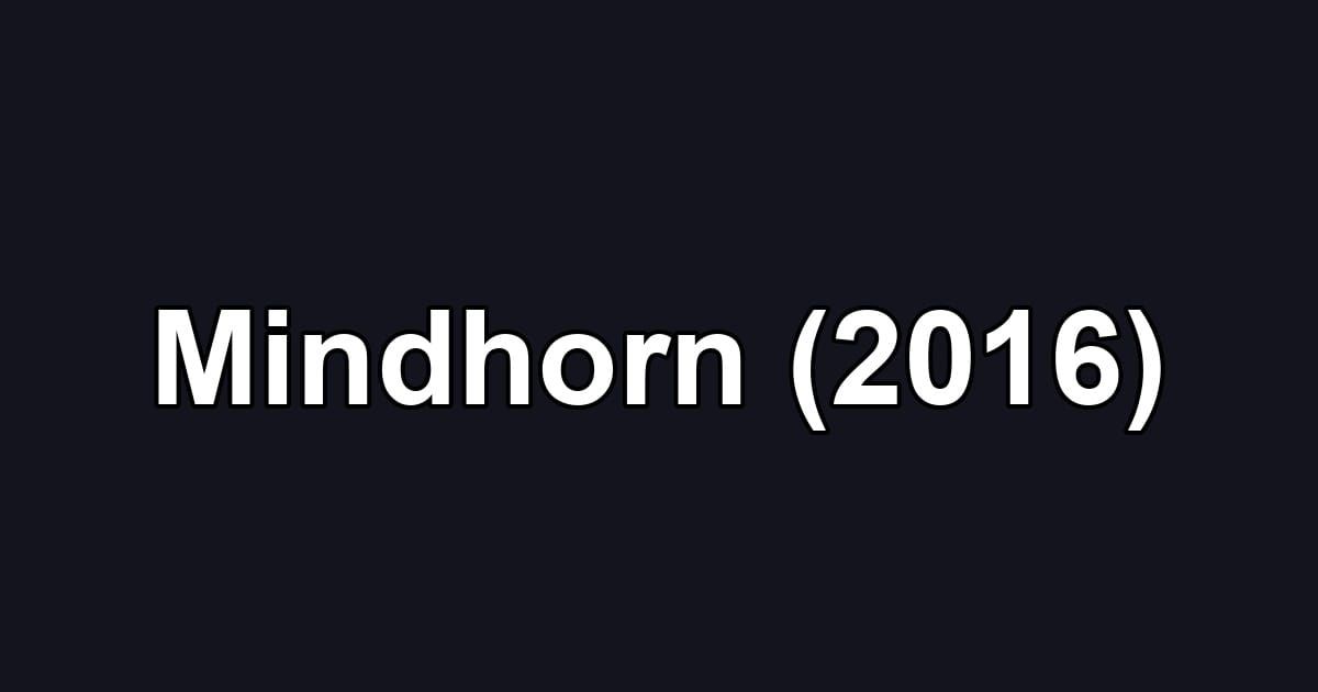 Mindhorn (2016)