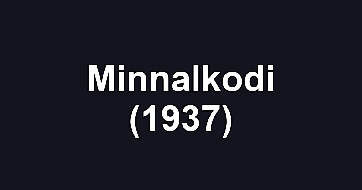 Minnalkodi (1937)