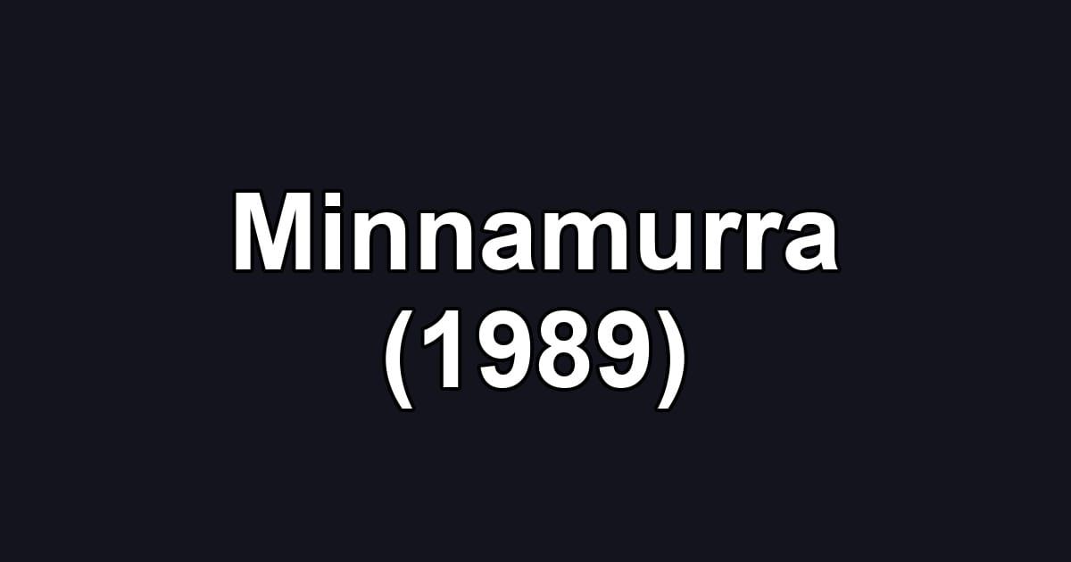 Minnamurra (1989)