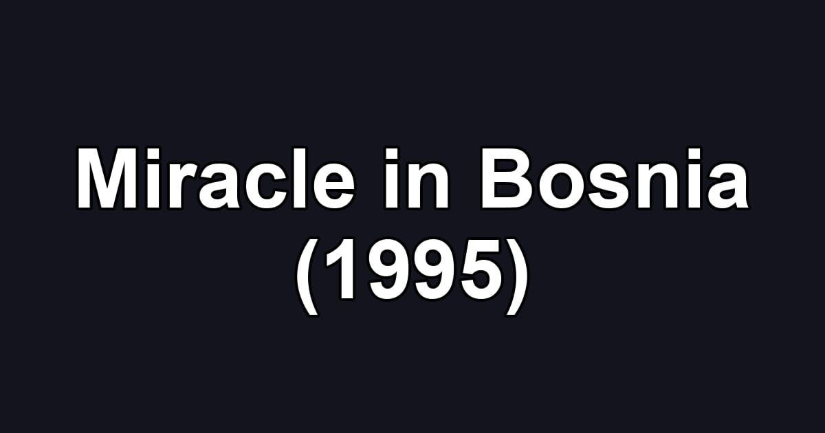 Miracle in Bosnia (1995)