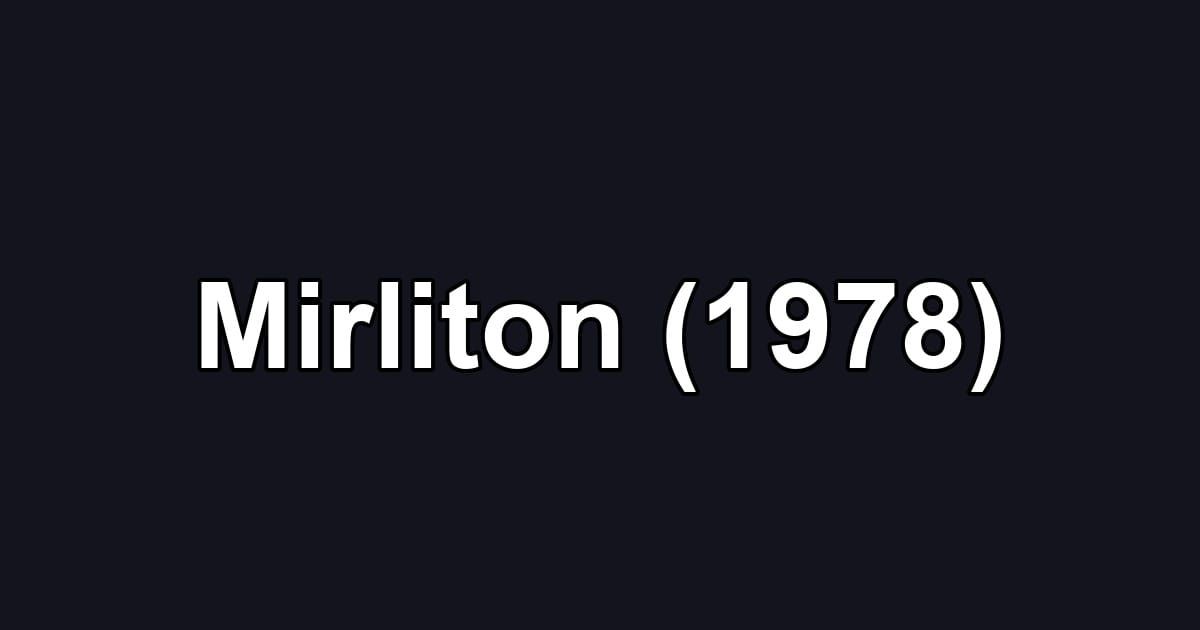 Mirliton (1978)