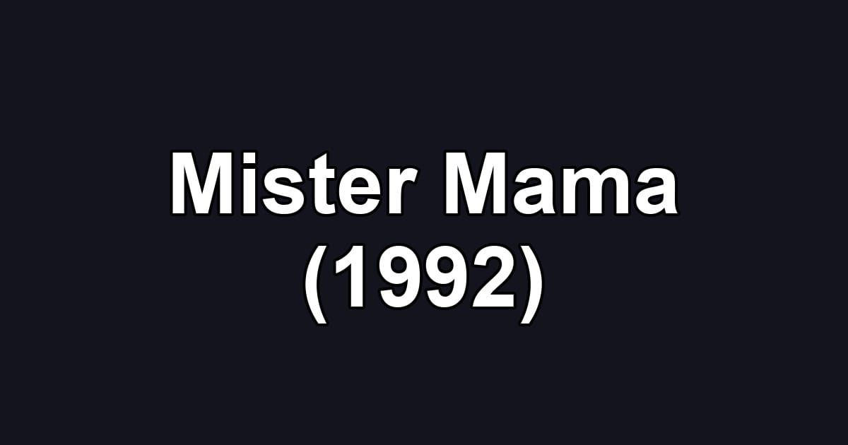 Mister Mama (1992)
