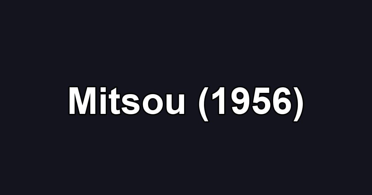 Mitsou (1956)