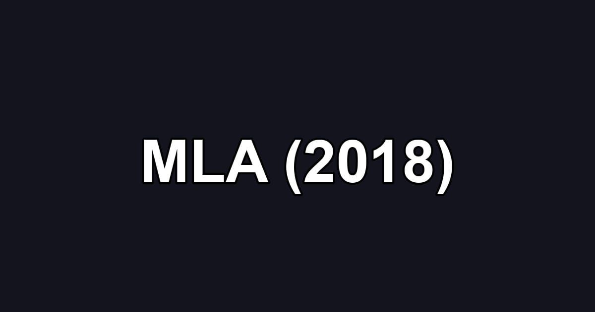 MLA (2018)
