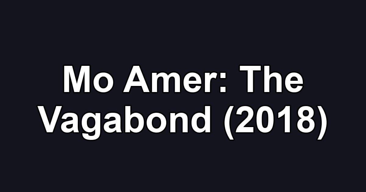 Mo Amer: The Vagabond (2018)