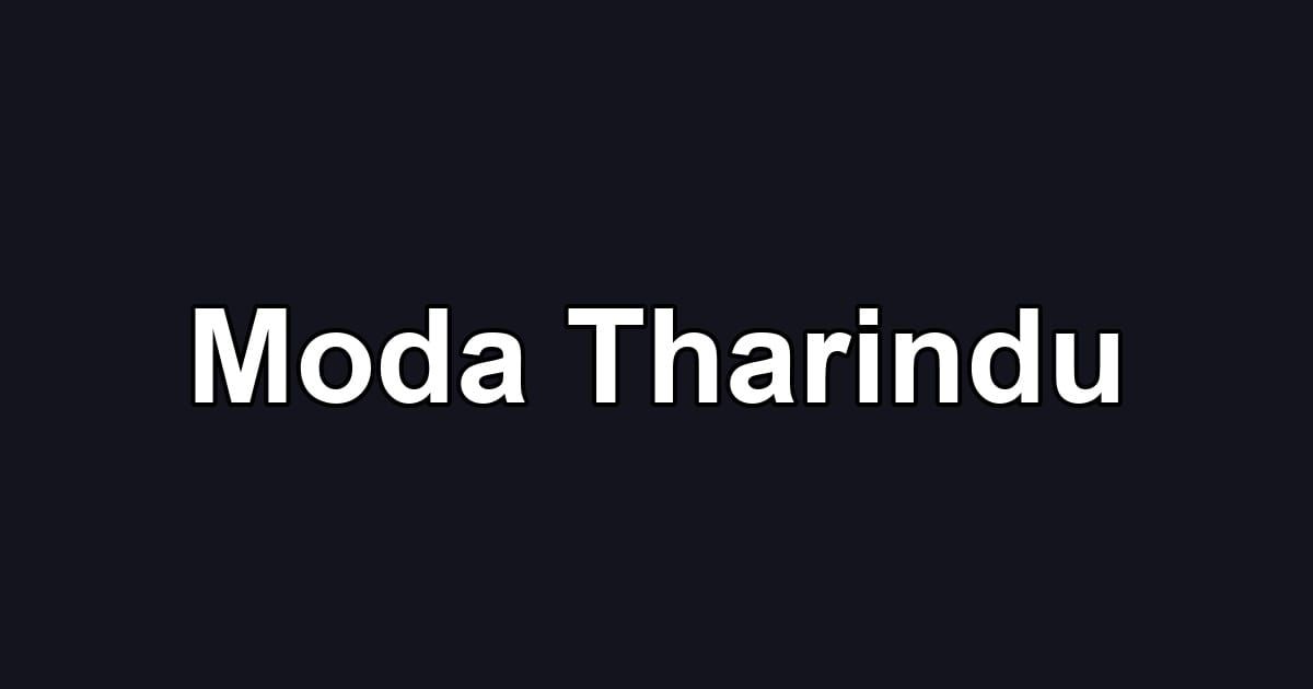 Moda Tharindu