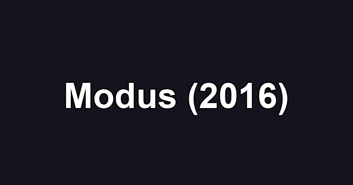 Modus (2016)