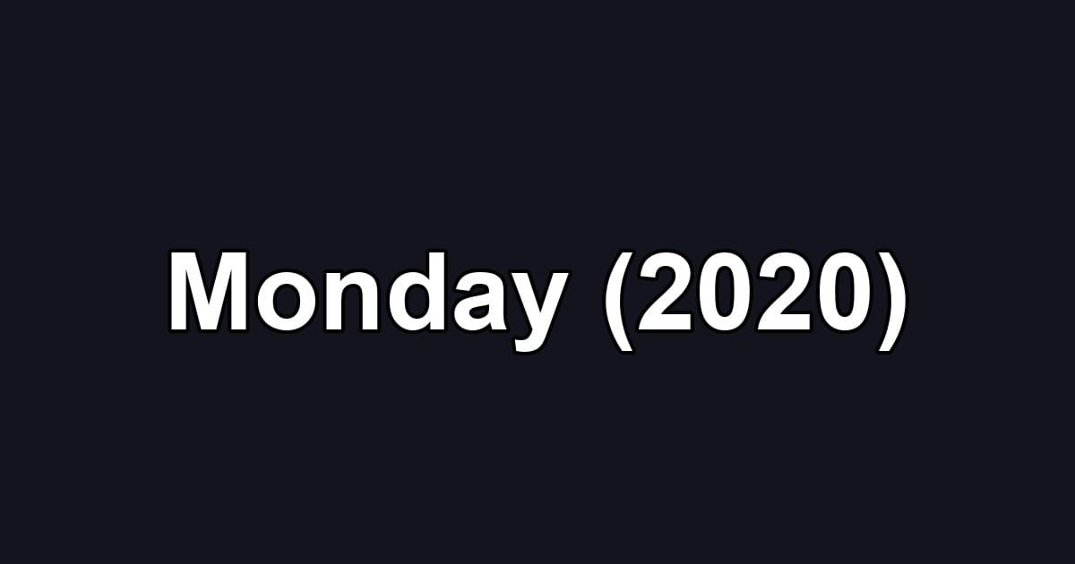 Monday (2020)