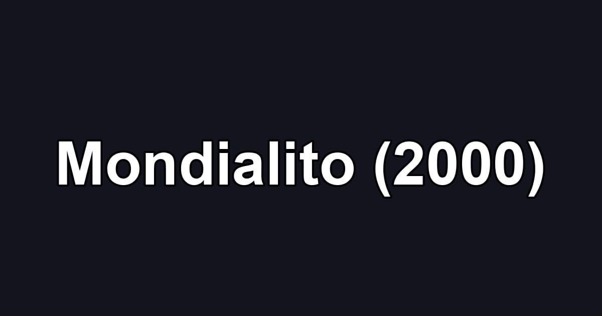 Mondialito (2000)