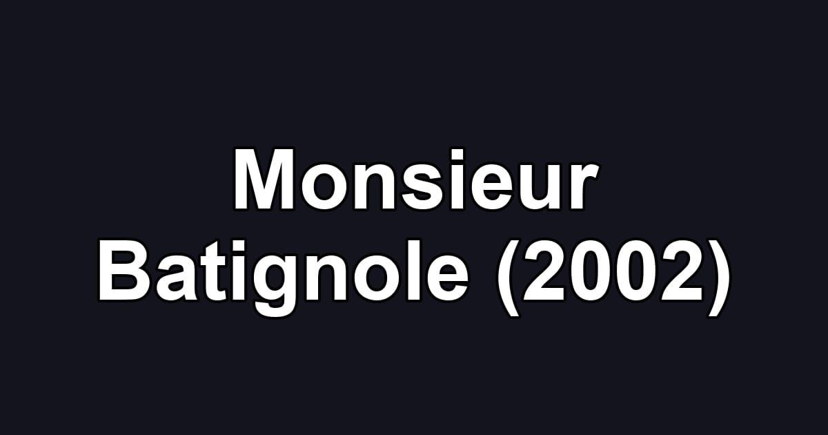 Monsieur Batignole (2002)