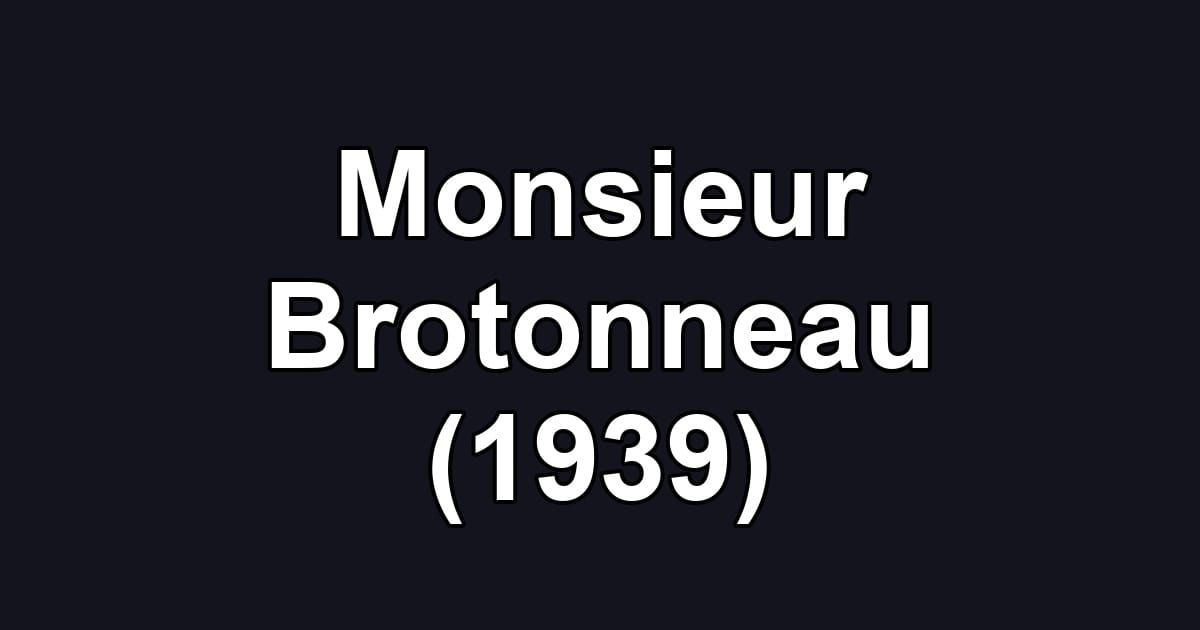Monsieur Brotonneau (1939)