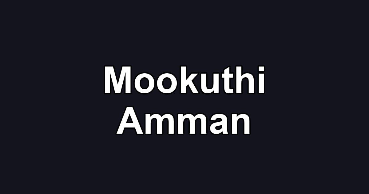 Mookuthi Amman