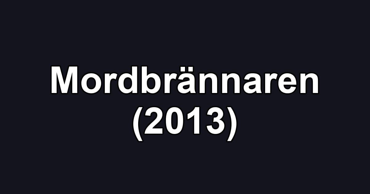 Mordbrännaren (2013)