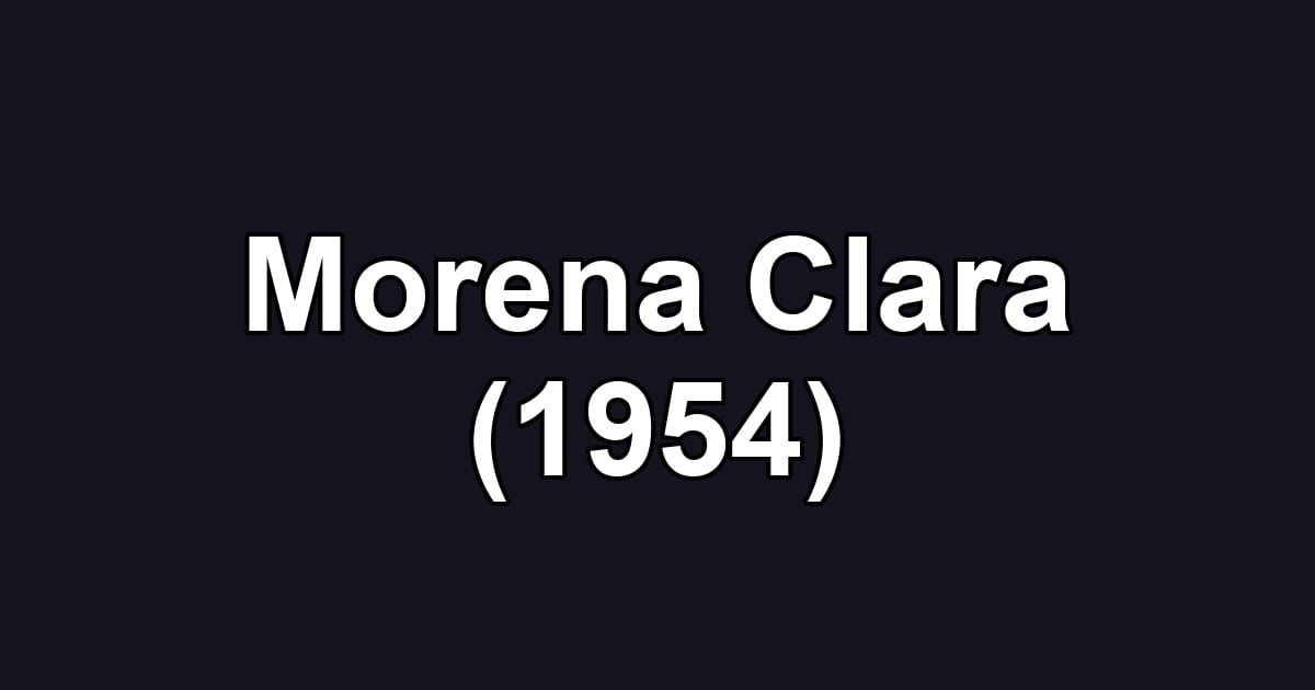 Morena Clara (1954)