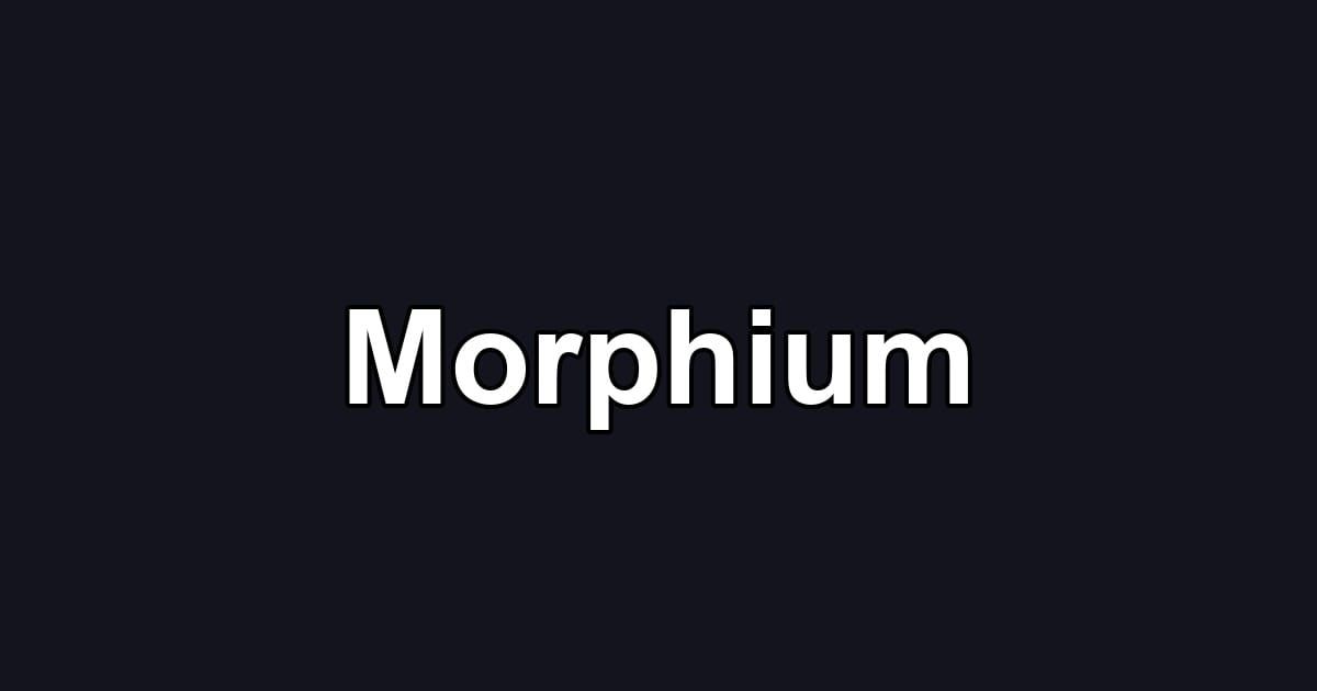 Morphium