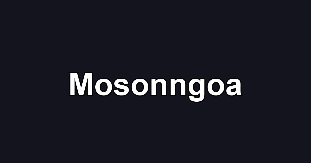 Mosonngoa