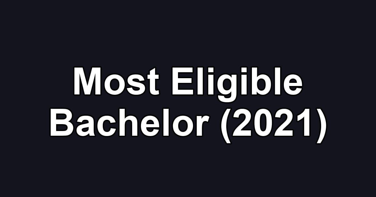 Most Eligible Bachelor (2021)