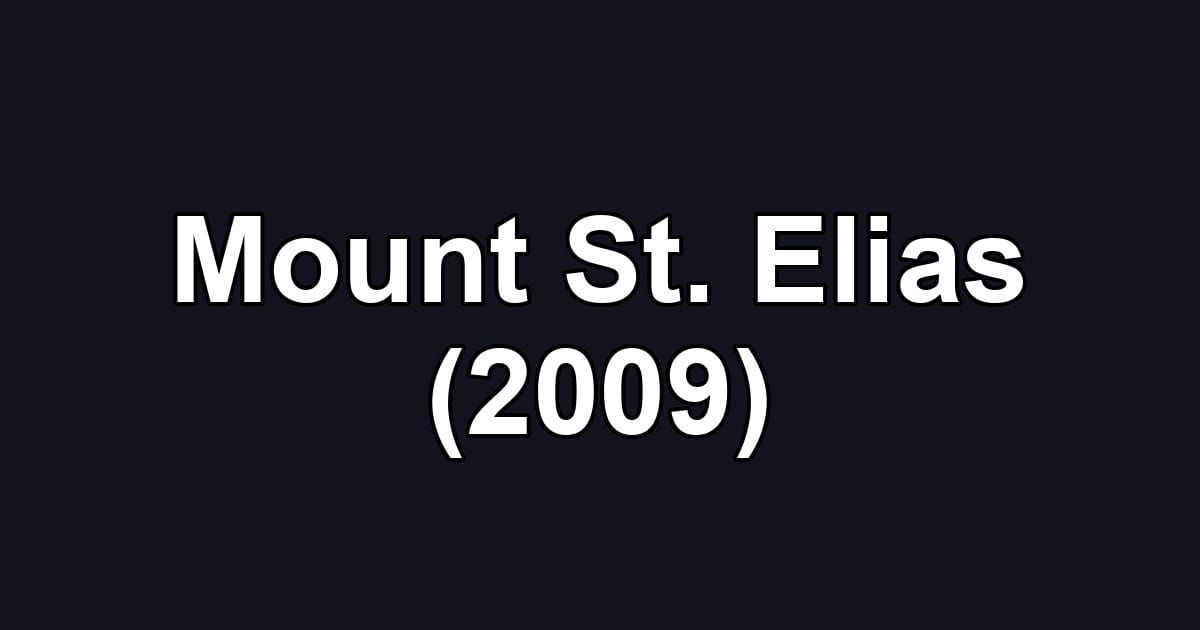 Mount St. Elias (2009)