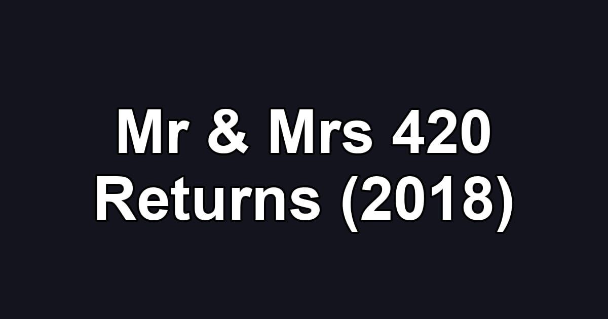 Mr & Mrs 420 Returns (2018)