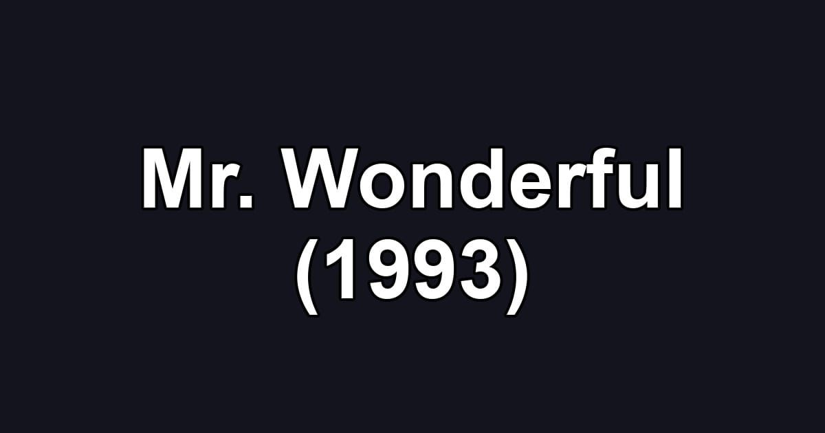 Mr. Wonderful (1993)
