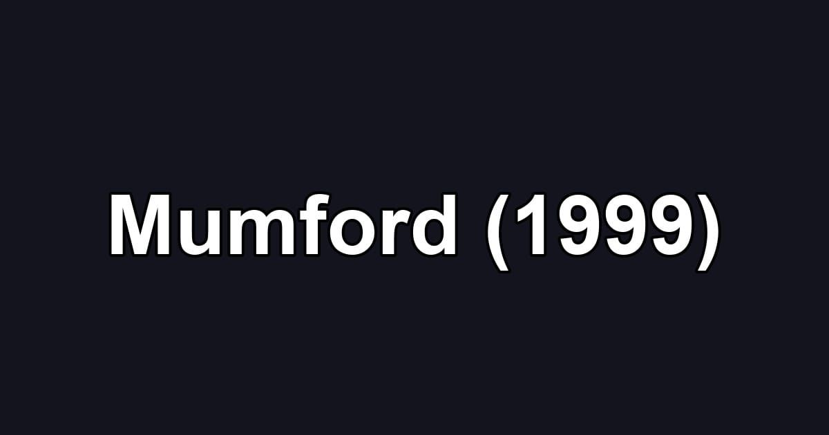 Mumford (1999)