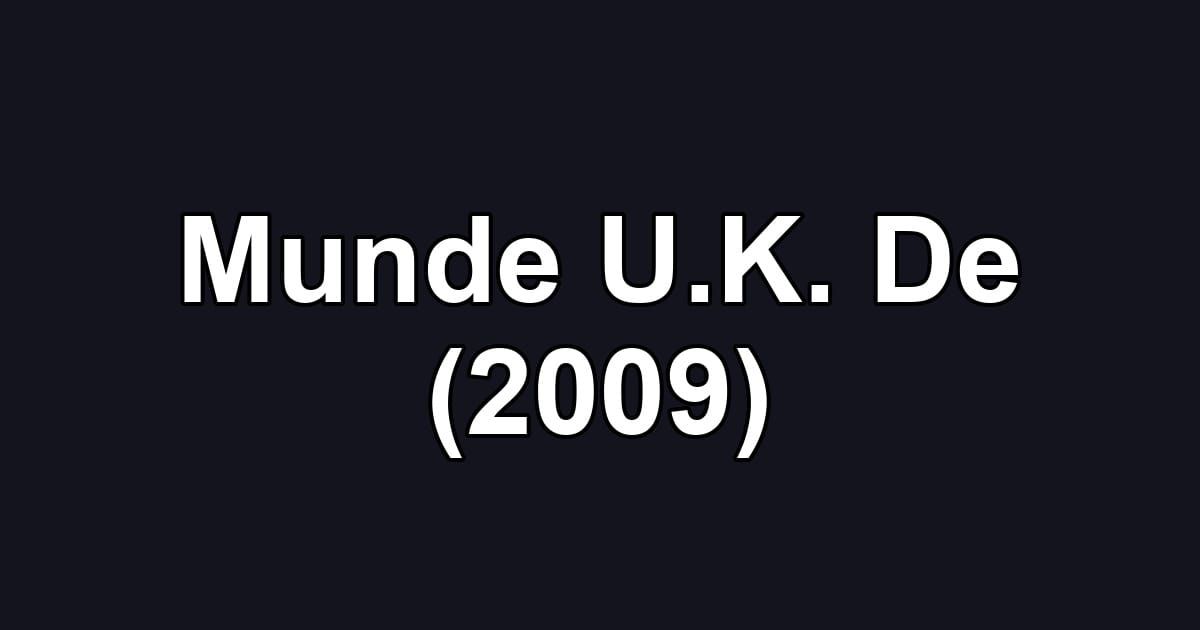 Munde U.K. De (2009)