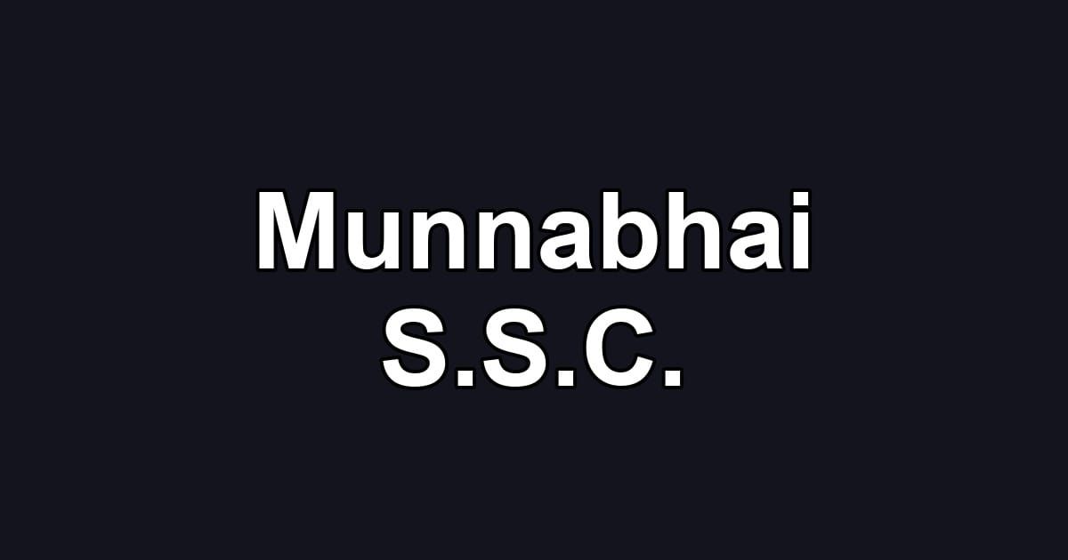 Munnabhai S.S.C.