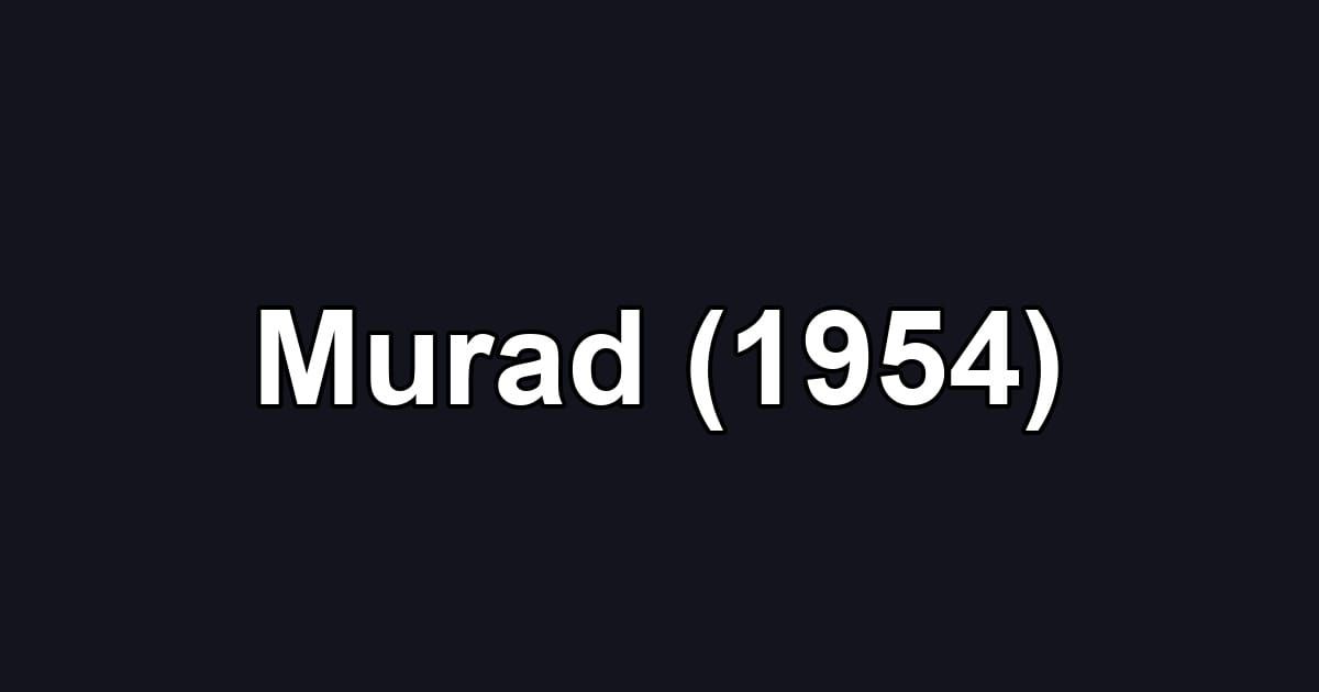Murad (1954)