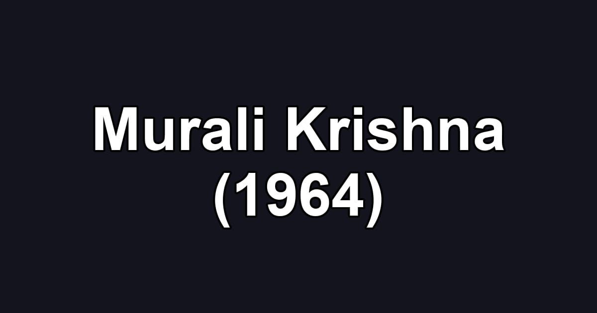 Murali Krishna (1964)