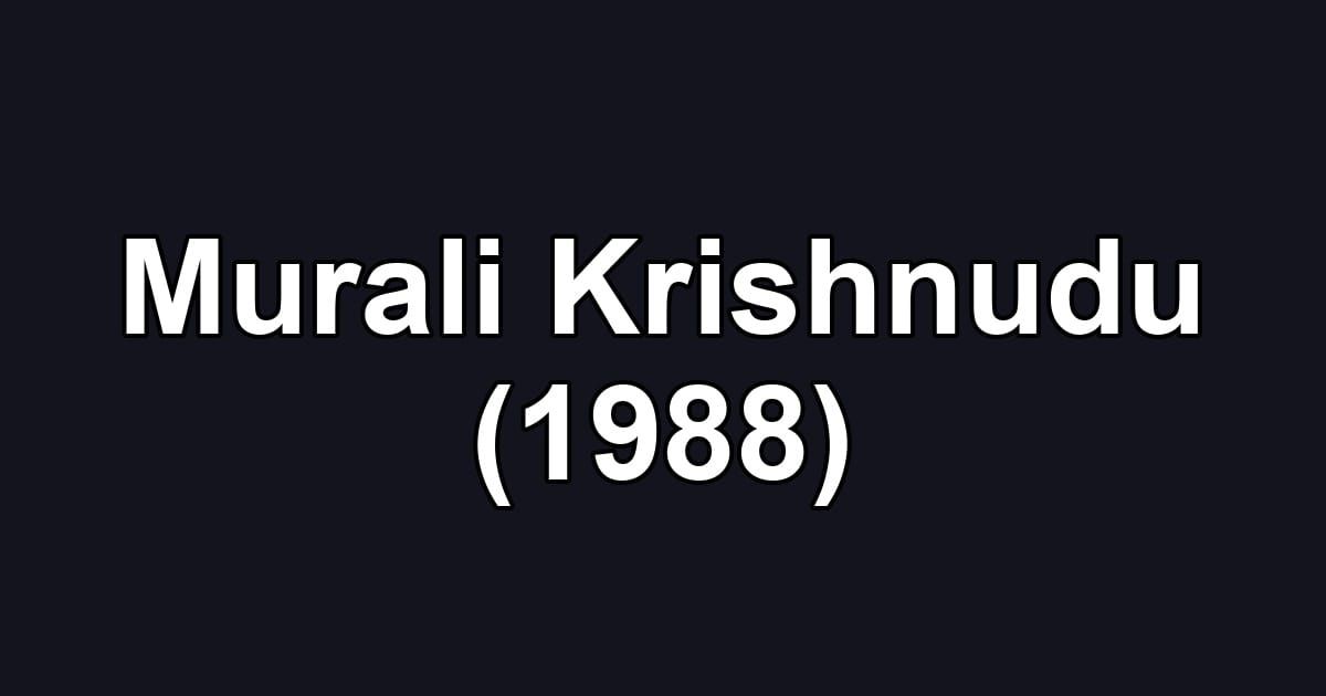 Murali Krishnudu (1988)