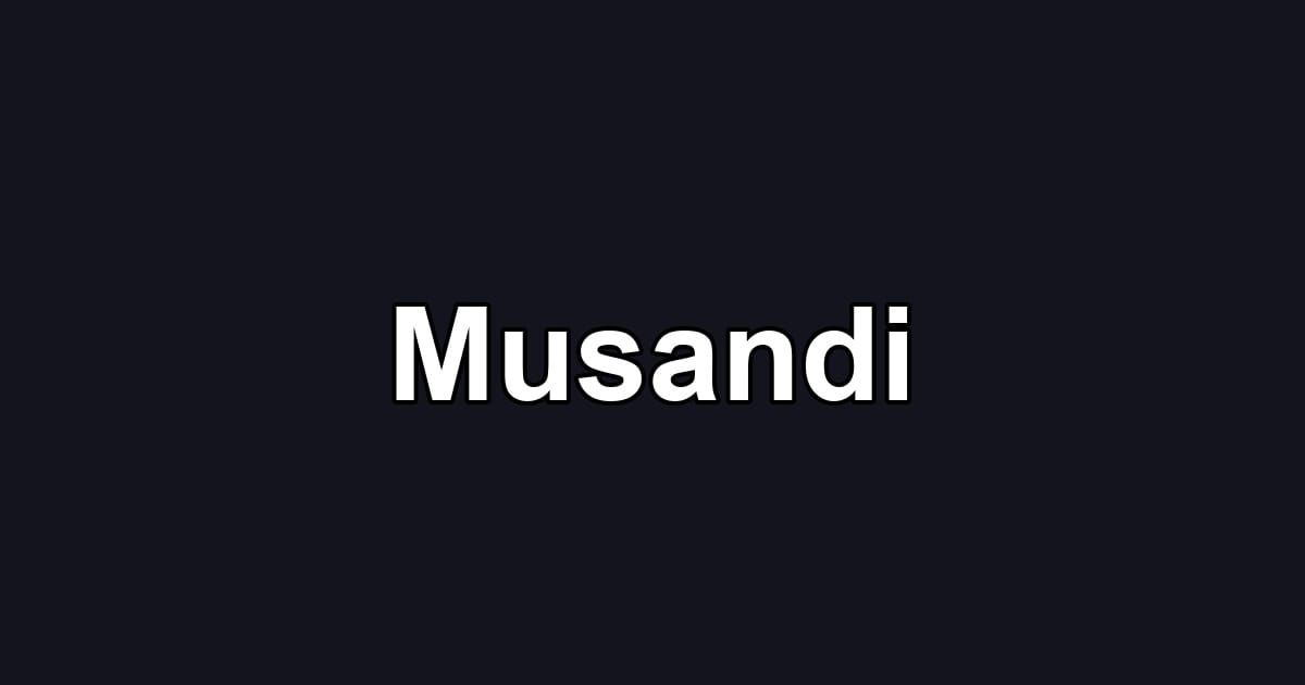 Musandi