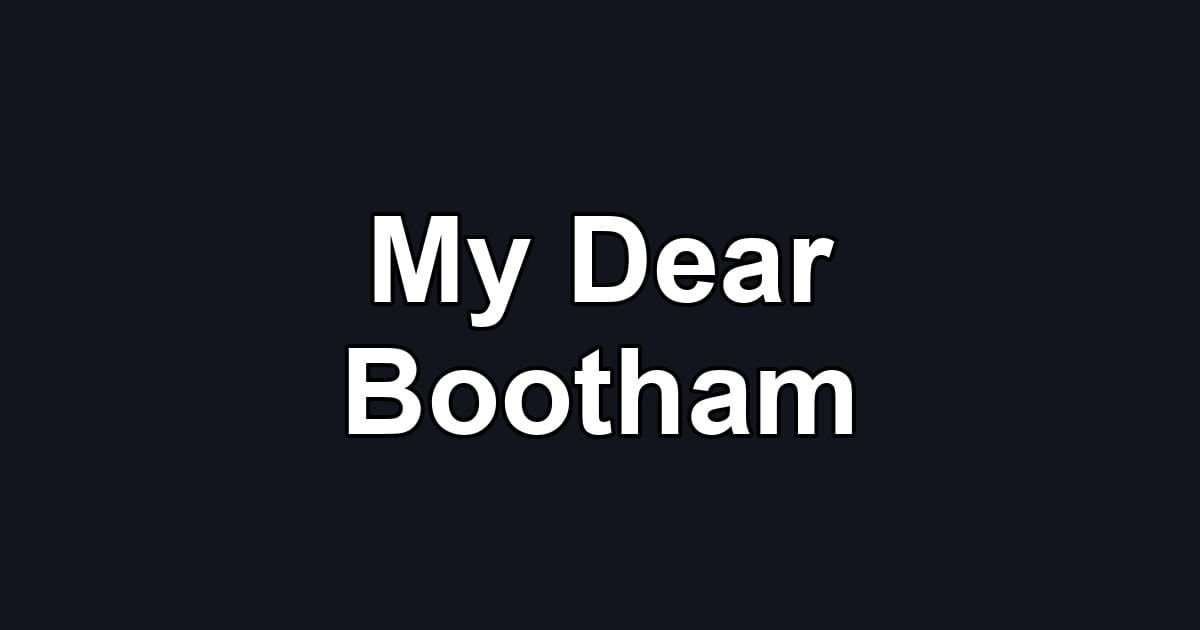 My Dear Bootham