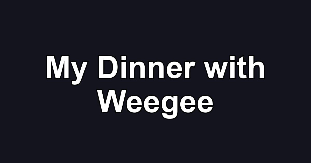 My Dinner with Weegee