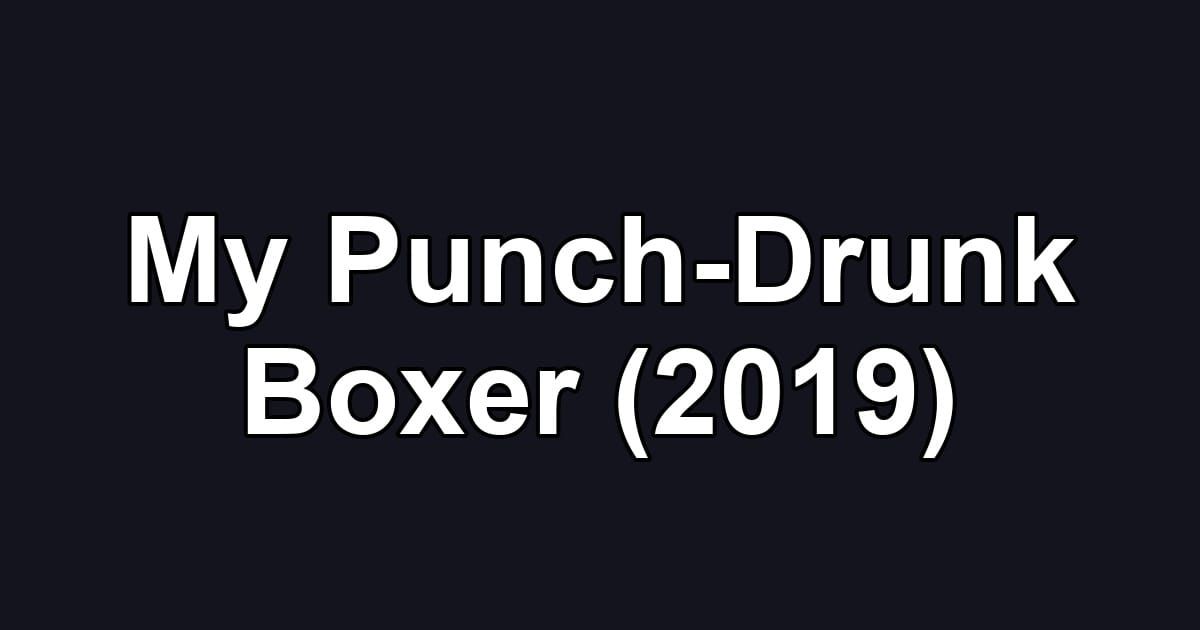 My Punch-Drunk Boxer (2019)