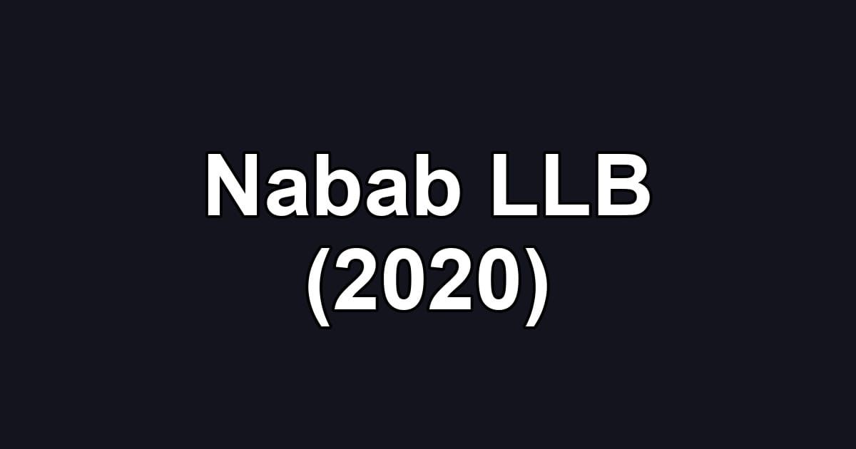 Nabab LLB (2020)
