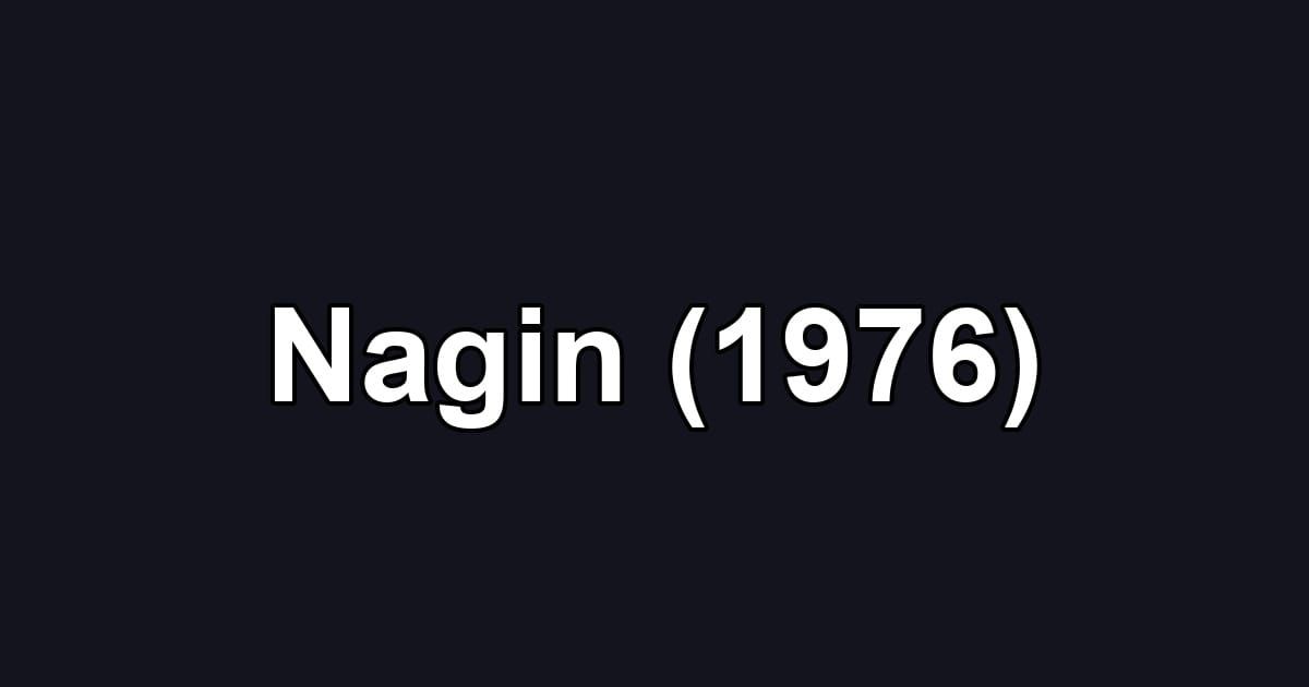 Nagin (1976)
