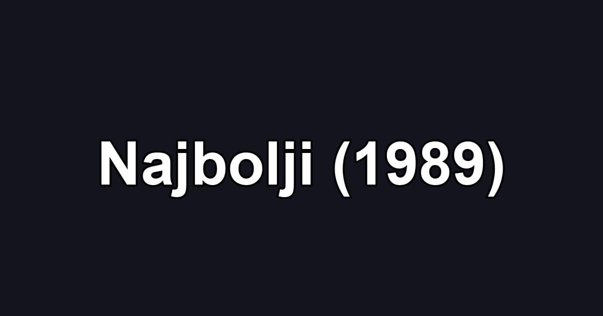 Najbolji (1989)