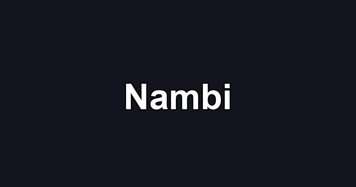 Nambi