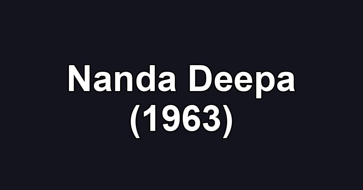Nanda Deepa (1963)
