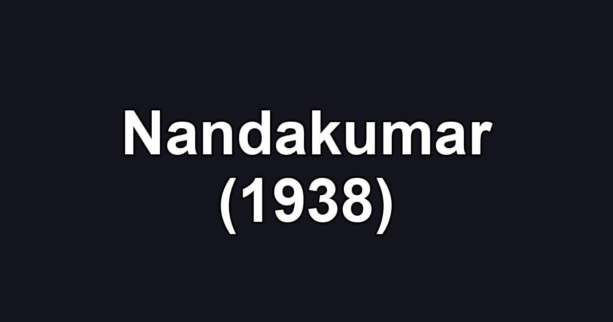 Nandakumar (1938)