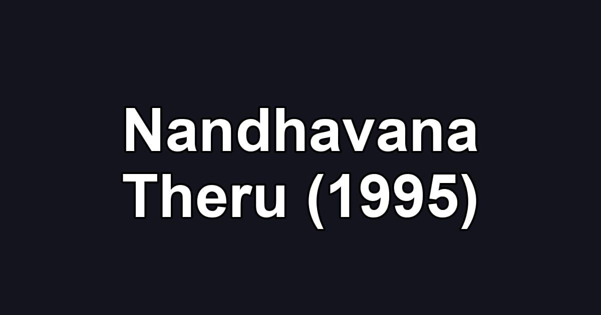 Nandhavana Theru (1995)