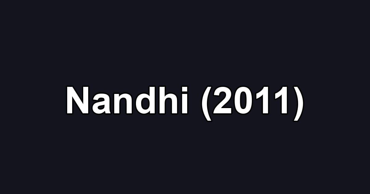 Nandhi (2011)