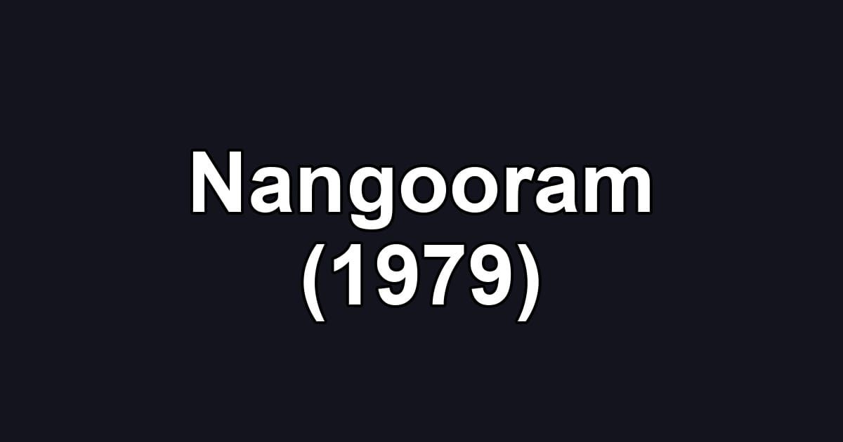 Nangooram (1979)