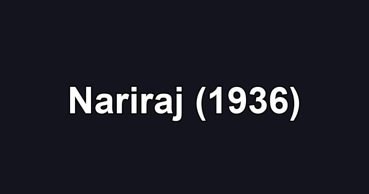 Nariraj (1936)