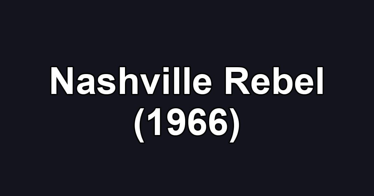 Nashville Rebel (1966)