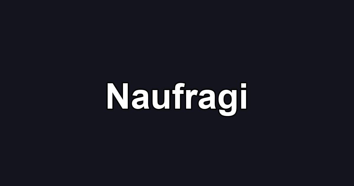 Naufragi