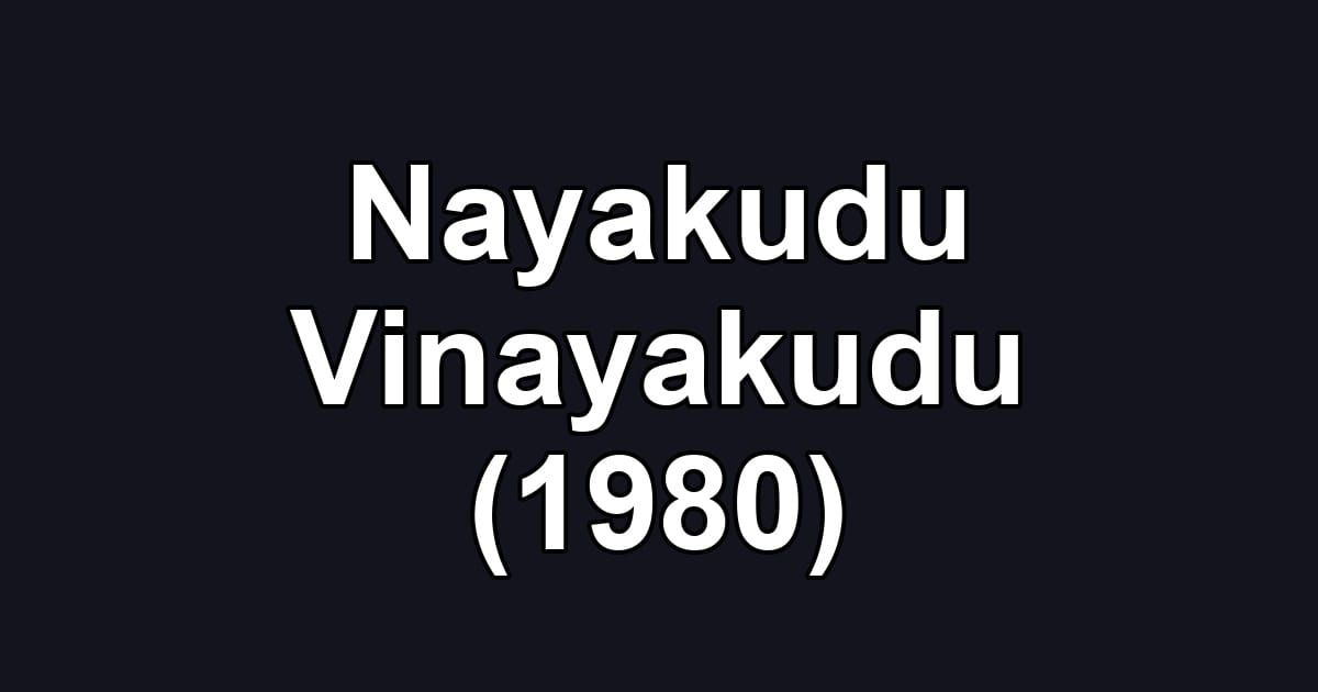 Nayakudu Vinayakudu (1980)