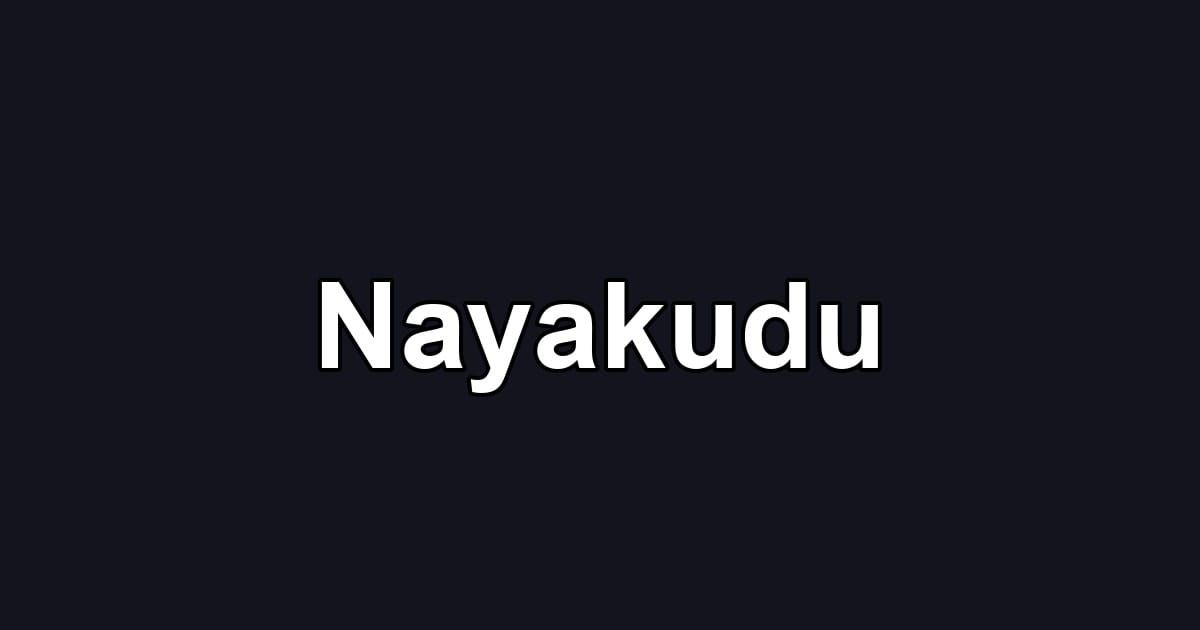 Nayakudu
