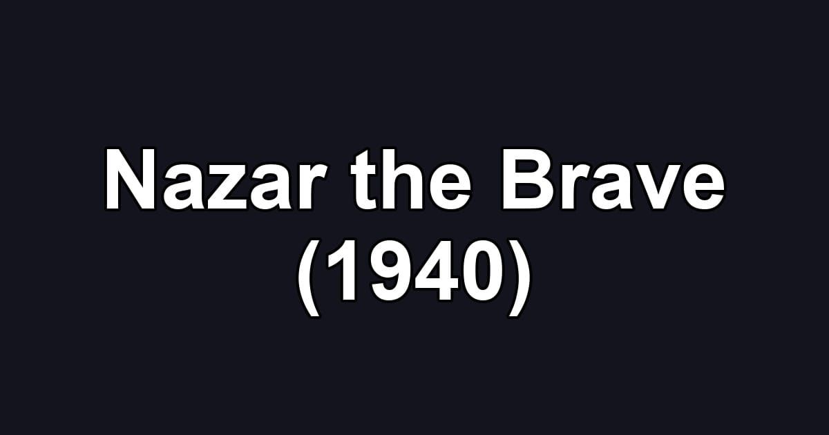 Nazar the Brave (1940)
